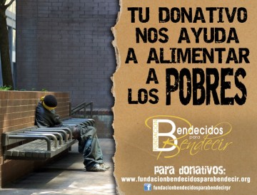 tu donativo nos ayuda a alimentar a los pobres